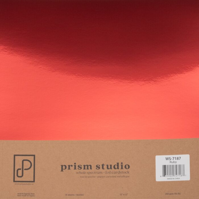 Pre-Order Prism Studio 12X12 Whole Spectrum Foil Cardstock