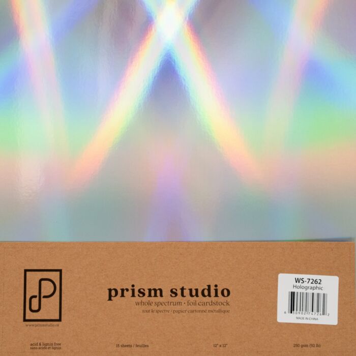 Pre-Order Prism Studio 12X12 Whole Spectrum Foil Cardstock