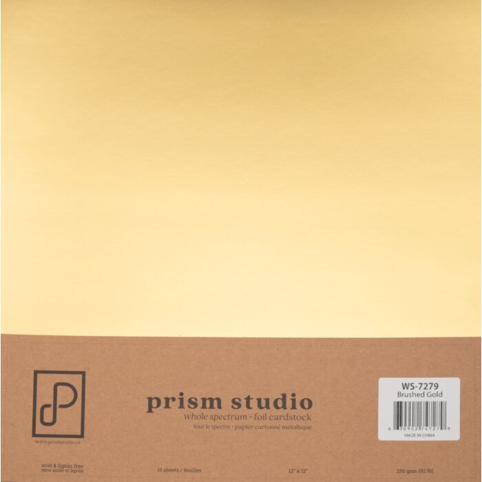 Pre-Order Prism Studio 12X12 Whole Spectrum Foil Cardstock