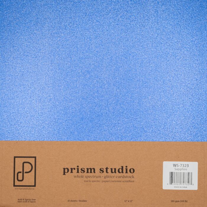 Pre-Order Prism Studio 12X12 Whole Spectrum Glitter Cardstock
