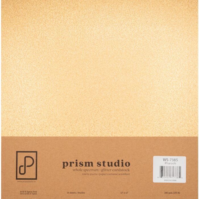 Pre-Order Prism Studio 12X12 Whole Spectrum Glitter Cardstock