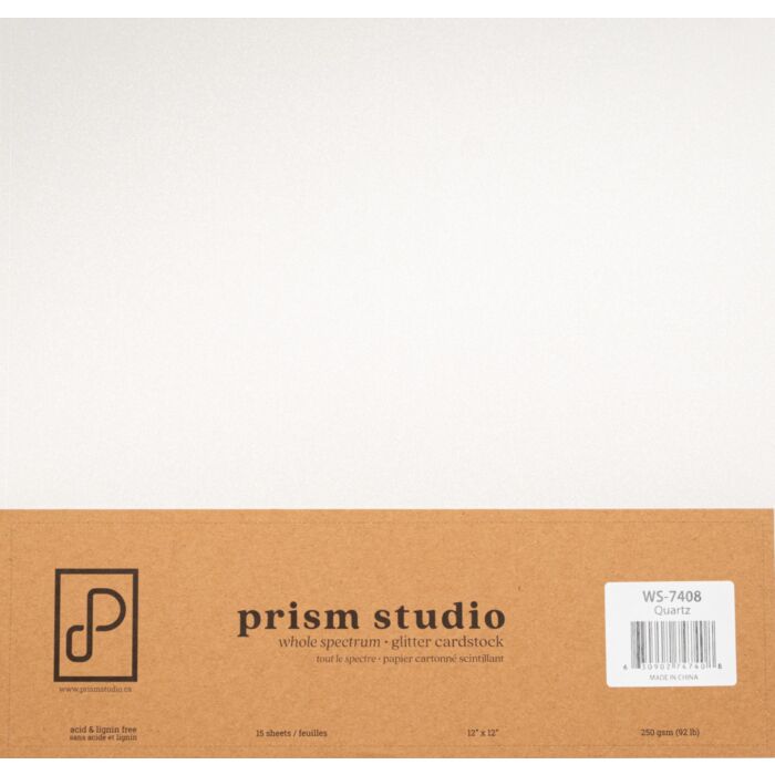 Pre-Order Prism Studio 12X12 Whole Spectrum Glitter Cardstock