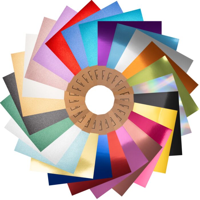 Pre-Order Prism Studio 12" x 12" Whole Spectrum Foil + Glitter Multi-Pack (25 sheets)