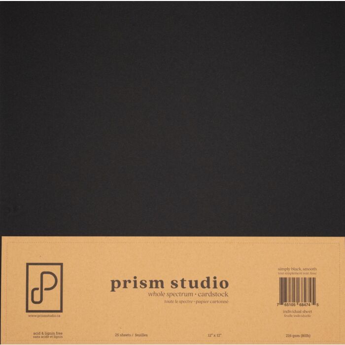 Pre-Order Prism Studio 12X12 Whole Spectrum Smooth Cardstock