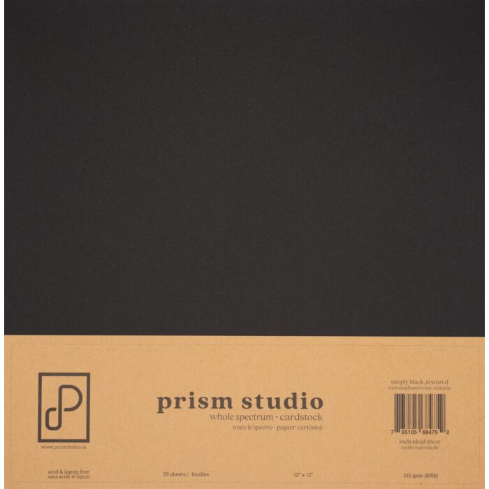 Pre-Order Prism Studio 12X12 Whole Spectrum Textured Cardstock