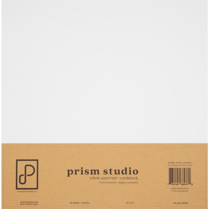 Pre-Order Prism Studio 12X12 Whole Spectrum Smooth Cardstock