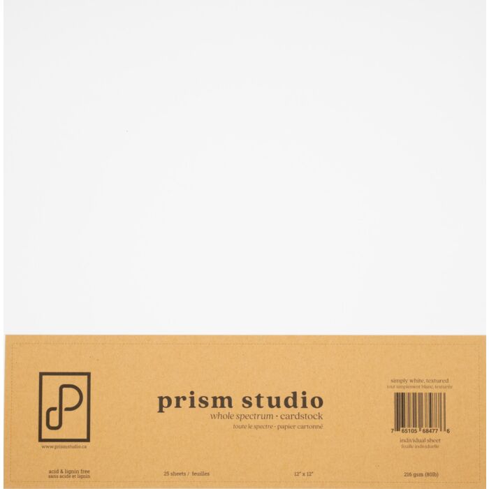 Pre-Order Prism Studio 12X12 Whole Spectrum Textured Cardstock