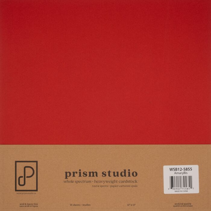 Pre-Order Prism Studio 12X12 Whole Spectrum Smooth Cardstock