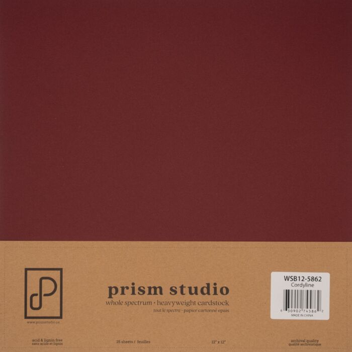 Pre-Order Prism Studio 12X12 Whole Spectrum Smooth Cardstock