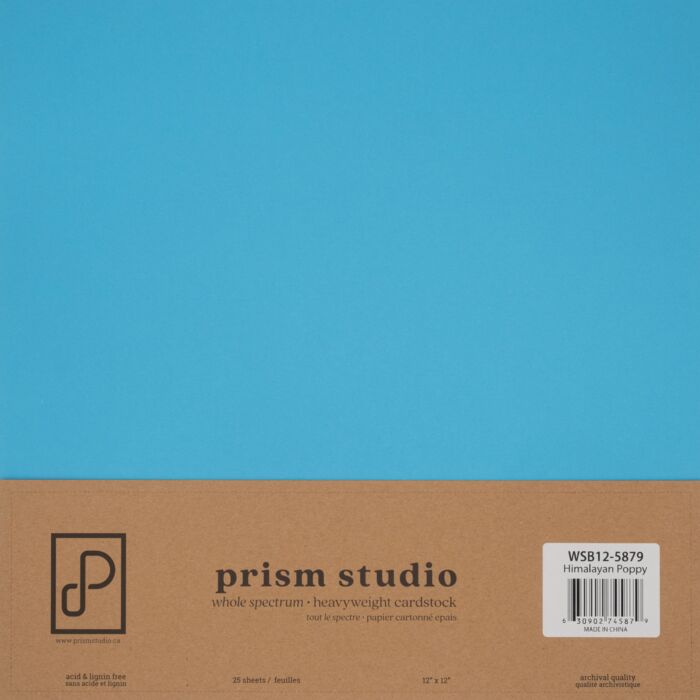 Prism Studio 12X12 Whole Spectrum Cardstock, Himalayan Poppy (25 Sheets)