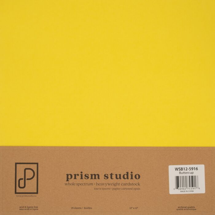 Pre-Order Prism Studio 12X12 Whole Spectrum Smooth Cardstock