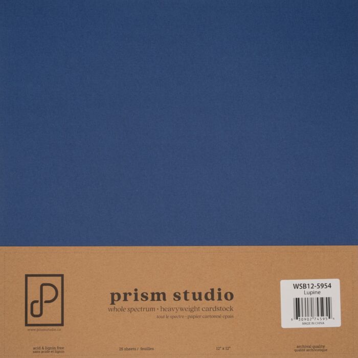 Pre-Order Prism Studio 12X12 Whole Spectrum Smooth Cardstock
