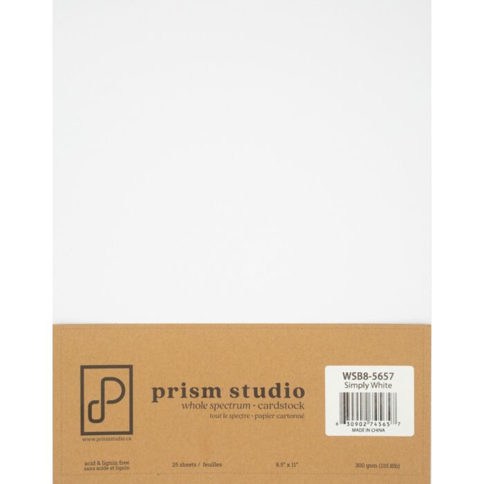 Pre-Order Prism Studio 8.5X11 Whole Spectrum Smooth Cardstock