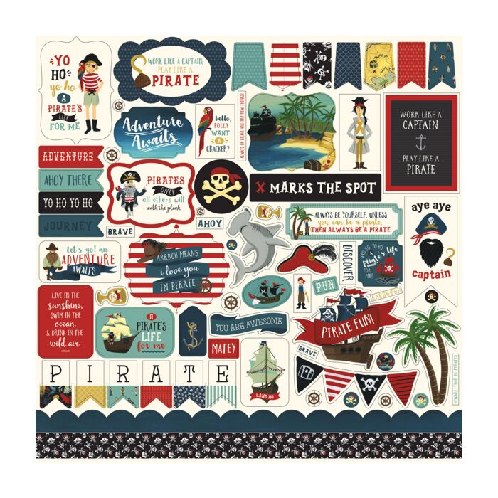 Echo Park - Pirate Tales Element Sticker
