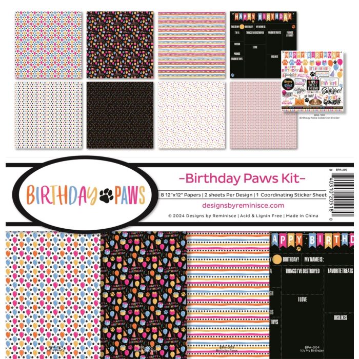 Reminisce 12X12 Collection Kit