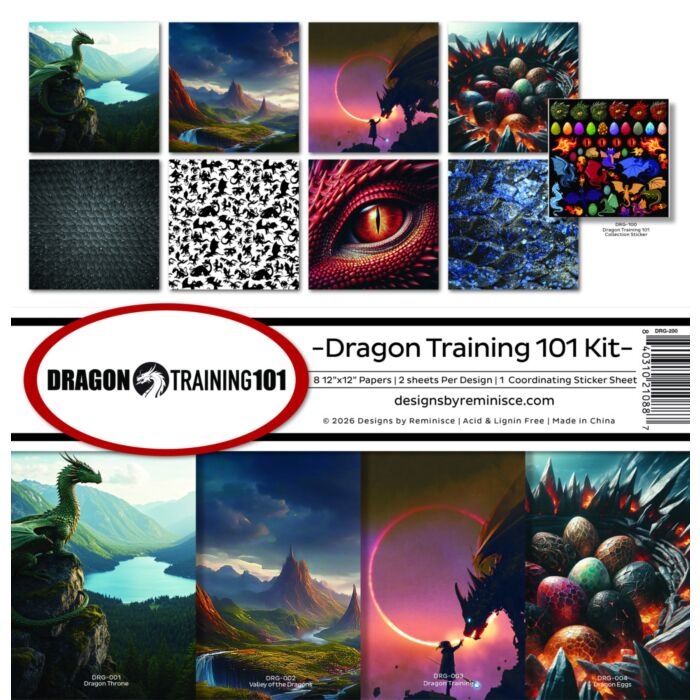 Reminisce Dragon Training 101 12X12 Collection Kit