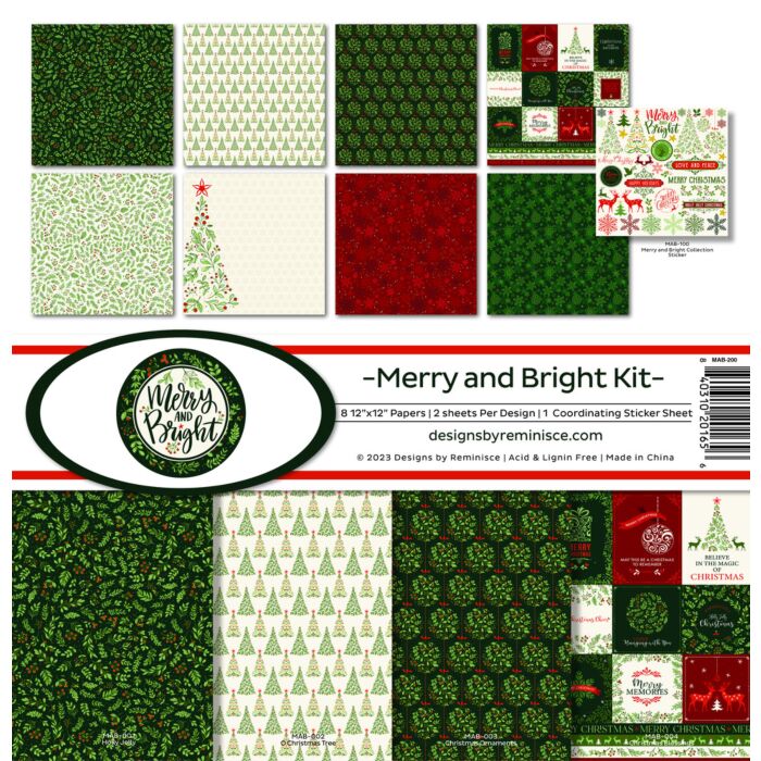 Reminisce 12X12 Collection Kit