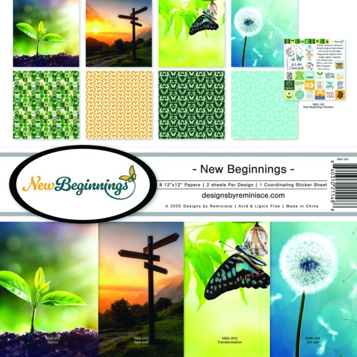 Reminisce New Beginnings 12X12 Collection Kit