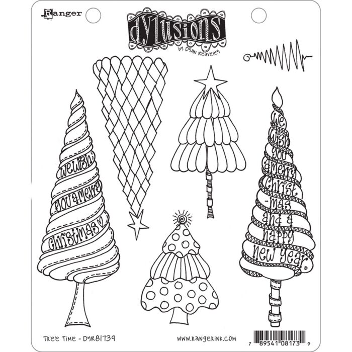 Ranger Dylusions Cling Stamp