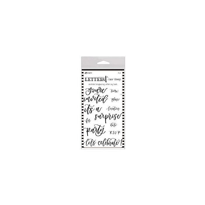 Ranger Letter It Clear Stamp