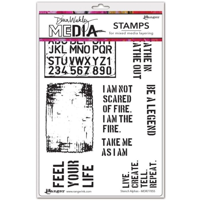 Ranger Dina Wakley MEdia Cling Stamp