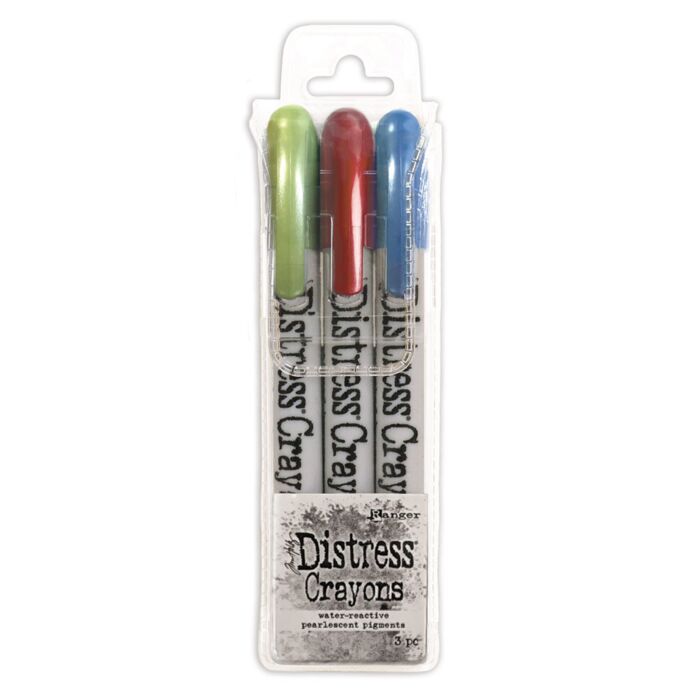 Ranger Distress Pearlescent Crayon Set