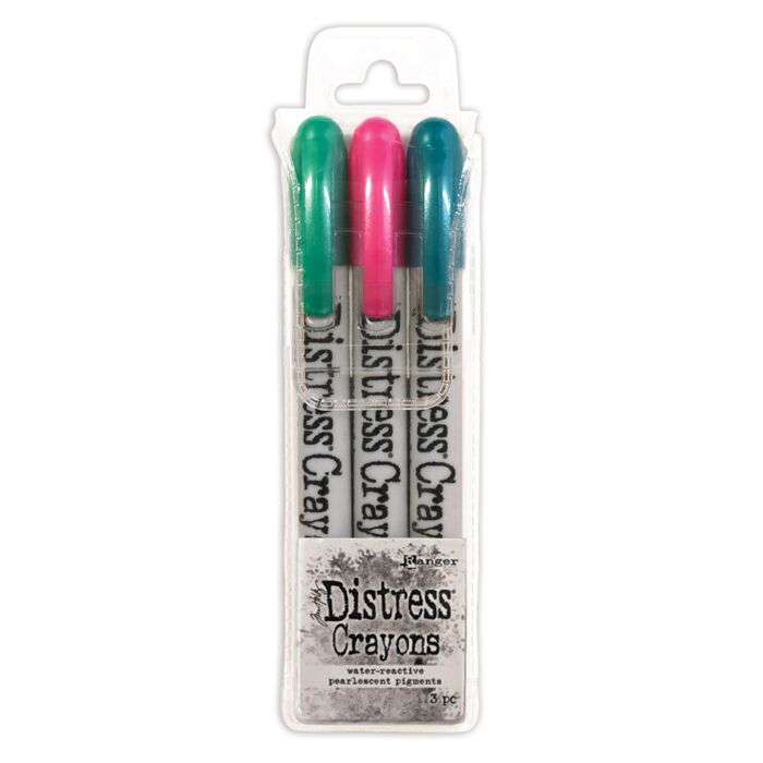 Ranger Tim Holtz Distress Pearlescent Crayon Set