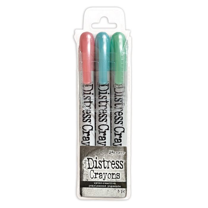 Ranger Distress Pearlescent Crayon Set