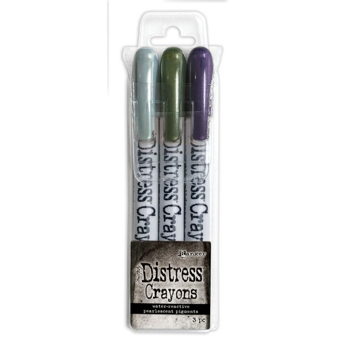 Ranger Distress Pearlescent Crayon Set