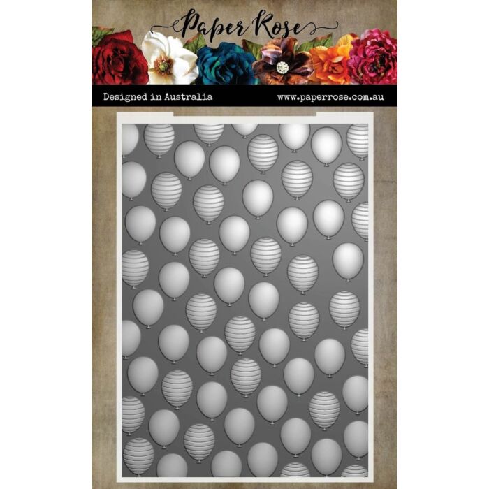 Paper Rose 3D Embossing Folder