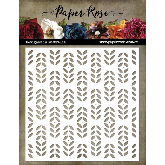 Paper Rose Stencil