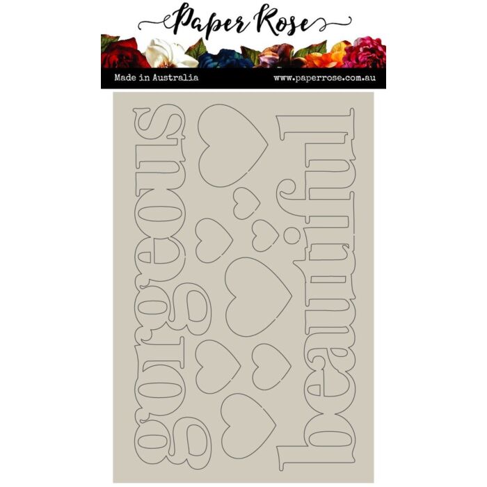 Paper Rose Chipboard Embellishments