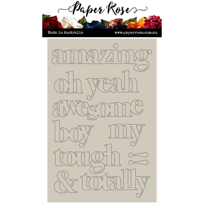 Paper Rose Chipboard Embellishments