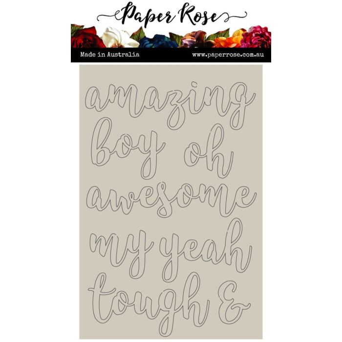 Paper Rose Chipboard Embellishments