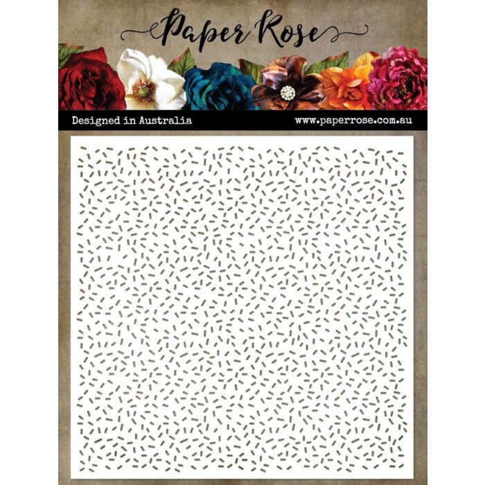 Paper Rose Stencil