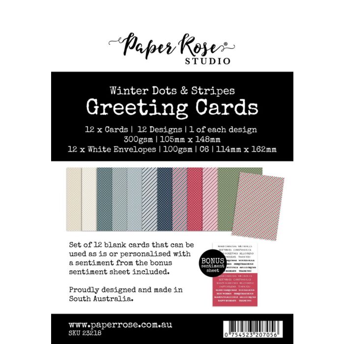 Paper Rose Greeting Cards