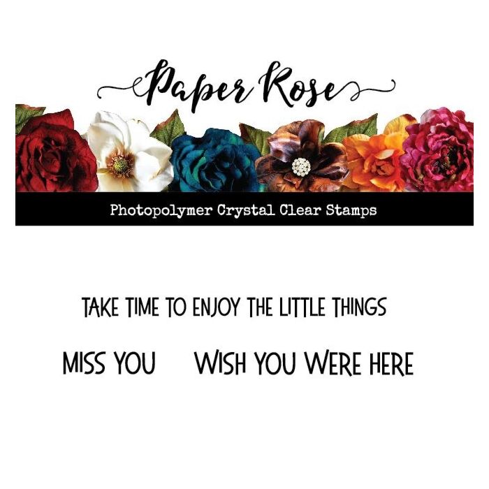 Paper Rose Clear Stamp