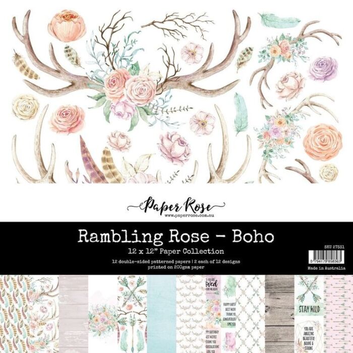 Paper Rose 12X12 Paper Collection