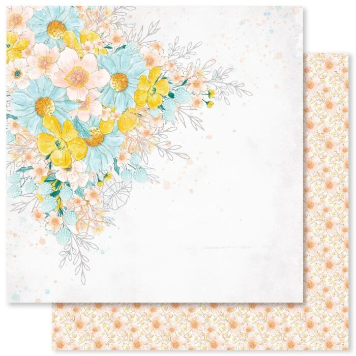 Paper Rose 12X12 Patterned Paper