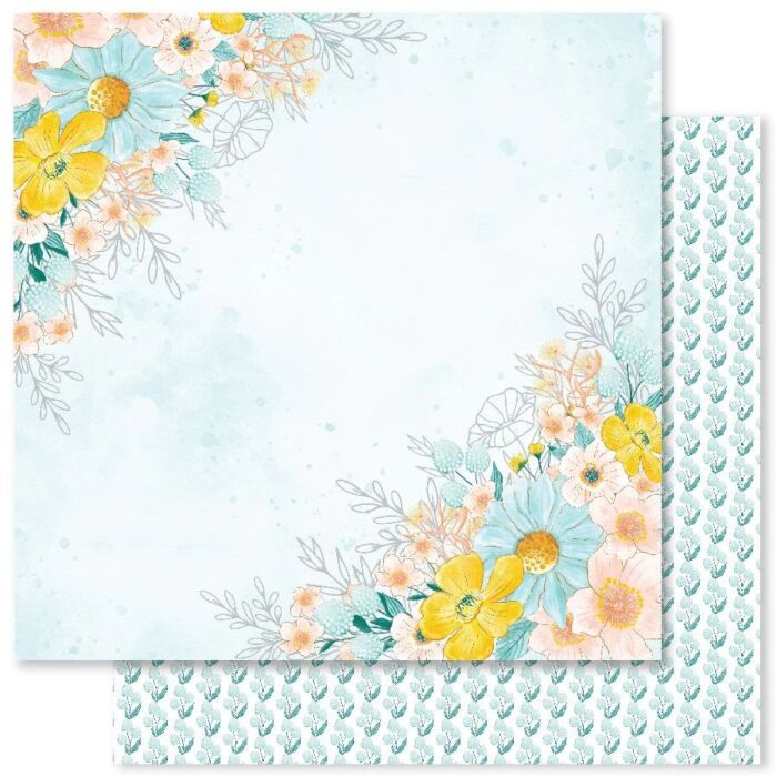Paper Rose 12X12 Patterned Paper