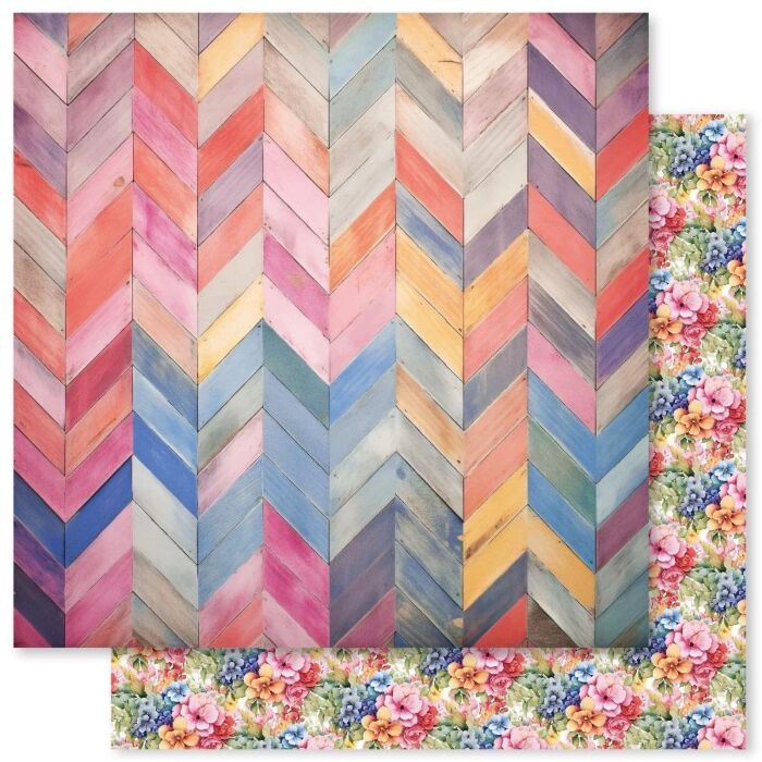 Paper Rose 12X12 Patterned Paper