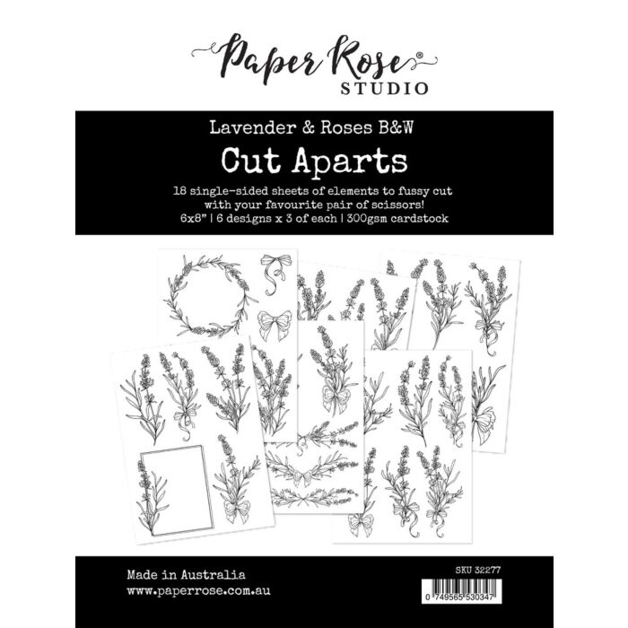 Paper Rose Cut Aparts Paper Pack