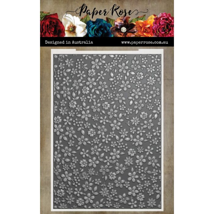 Paper Rose 3D Embossing Folder