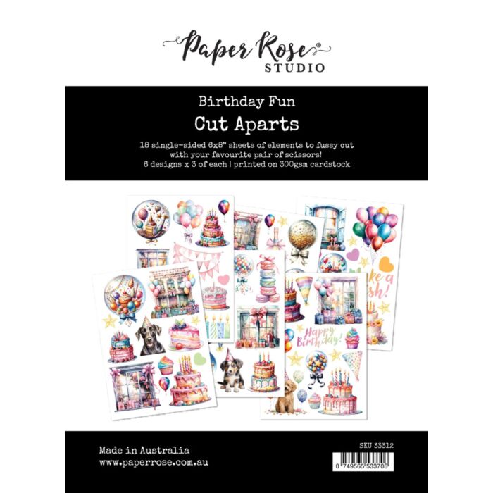 Paper Rose Cut Aparts Paper Pack