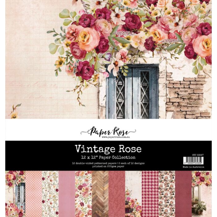 Paper Rose 12X12 Paper Collection