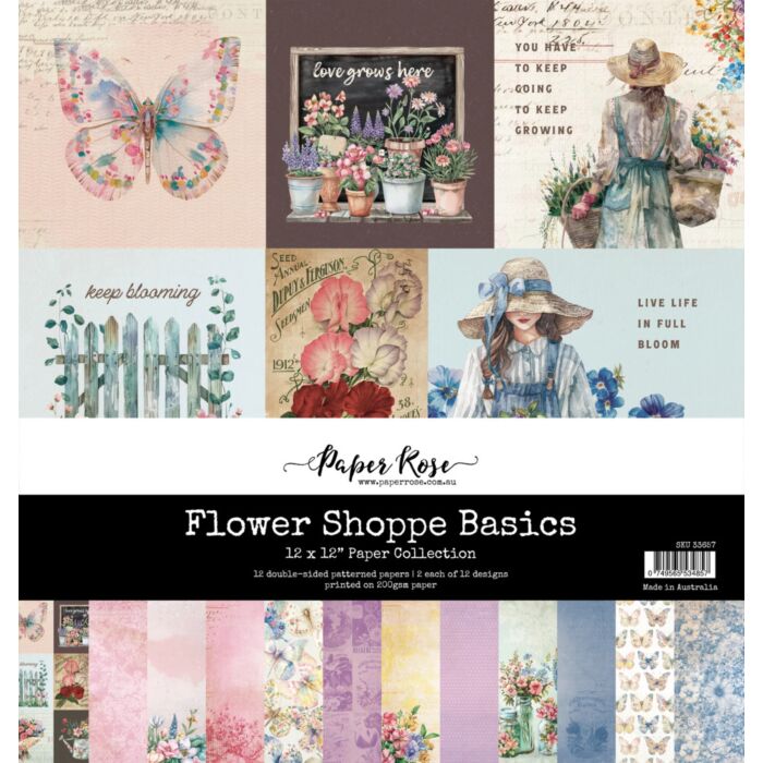 Paper Rose 12X12 Paper Collection