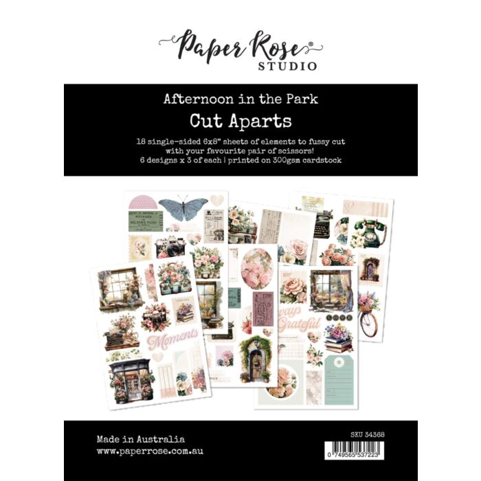 Paper Rose Cut Aparts Paper Pack