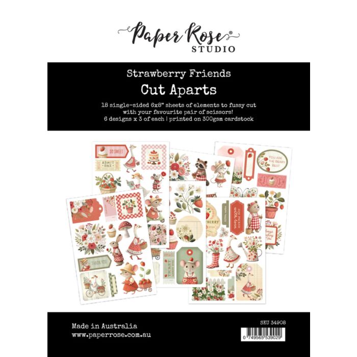 Paper Rose Cut Aparts Paper Pack