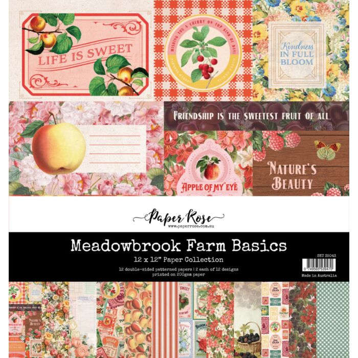 Paper Rose 12X12 Paper Collection