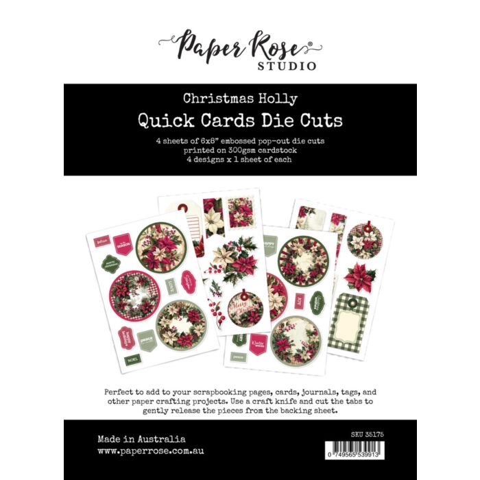 Paper Rose Quick Cards Die Cuts